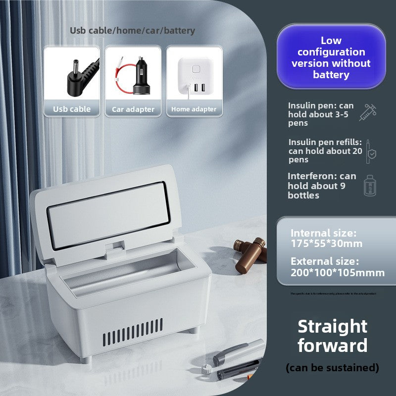Portable Insulin Refrigerator Cooler Box