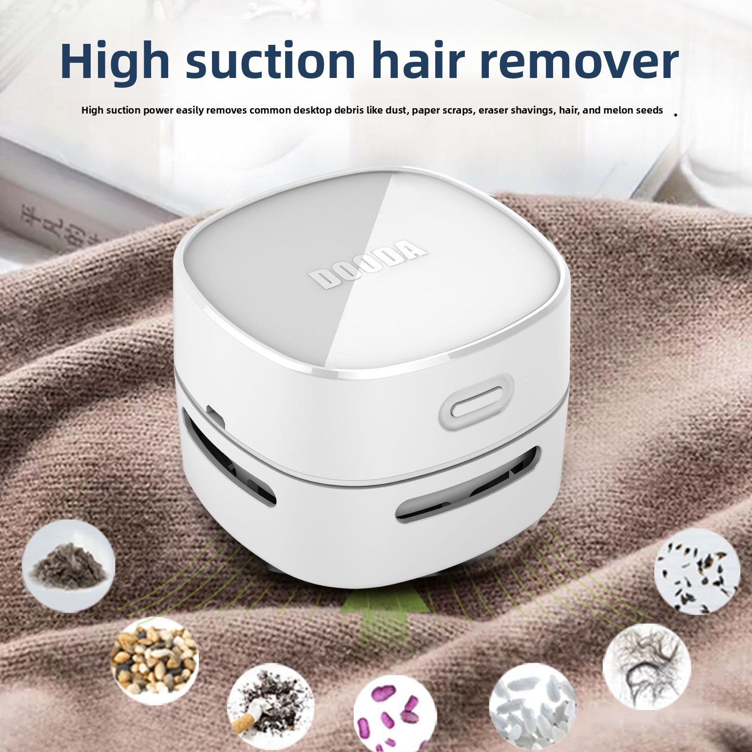 Handheld Desktop Vacuum Cleaner High Suction Portable Dust Cleaner