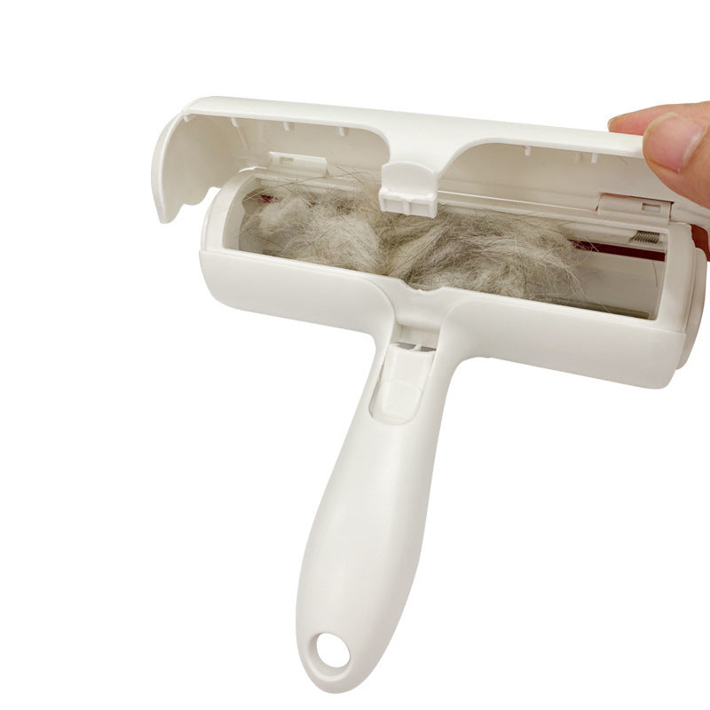 Remove the hair by using a brush
