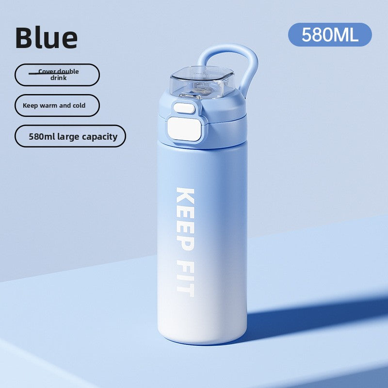 Dual-Use Stainless Steel Insulated Cup