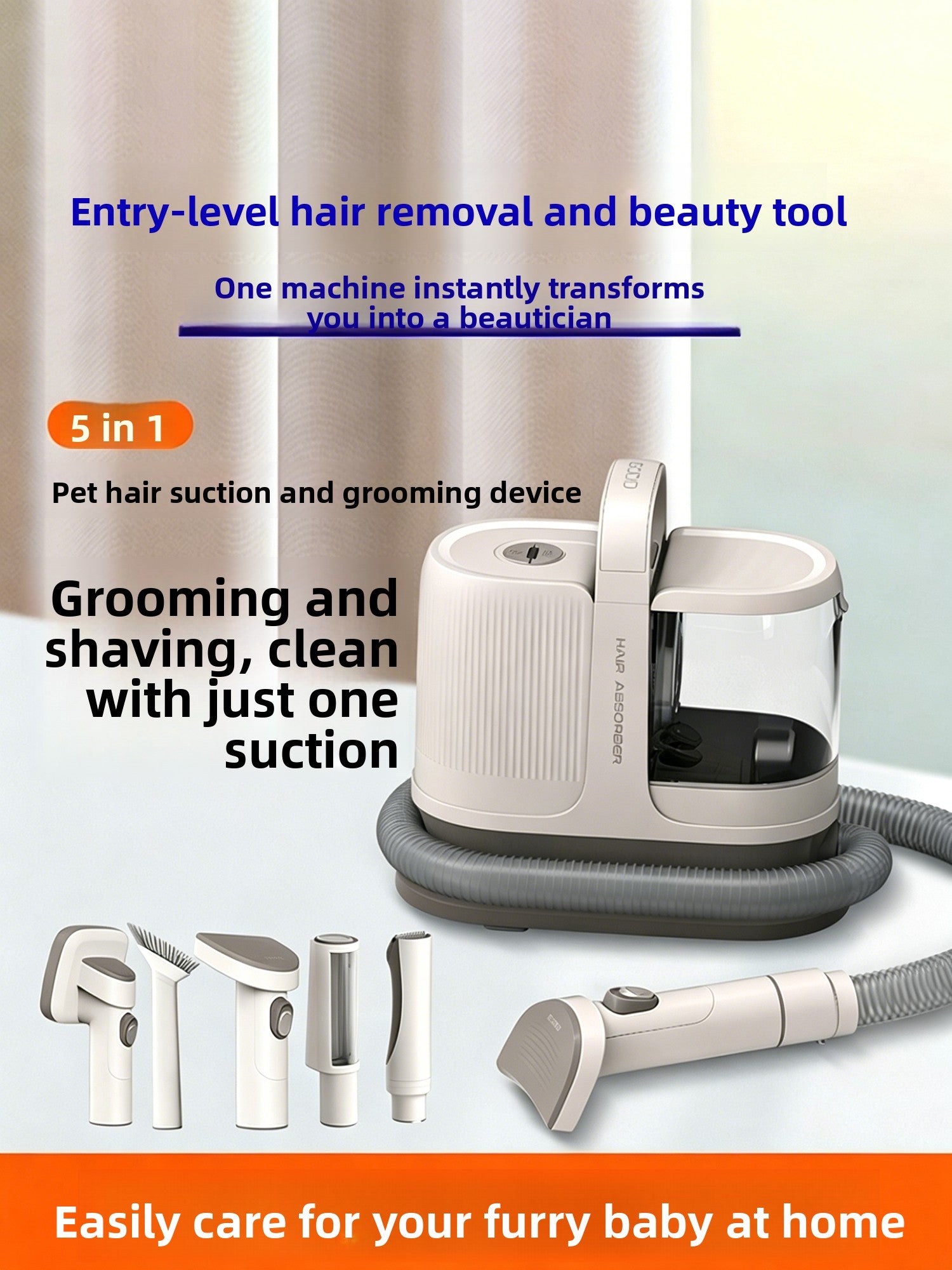 Pet Hair Remover and Grooming Tool