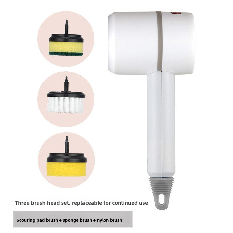 Multifunctional Electric Cleaning Brush with Interchangeable Heads