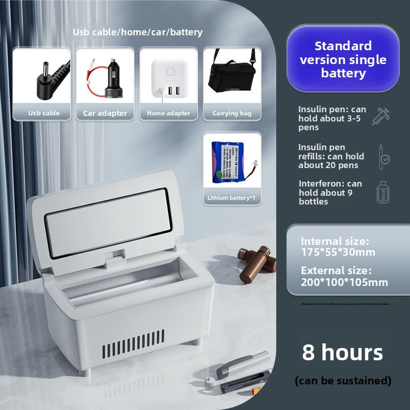 Portable Insulin Refrigerator Cooler Box