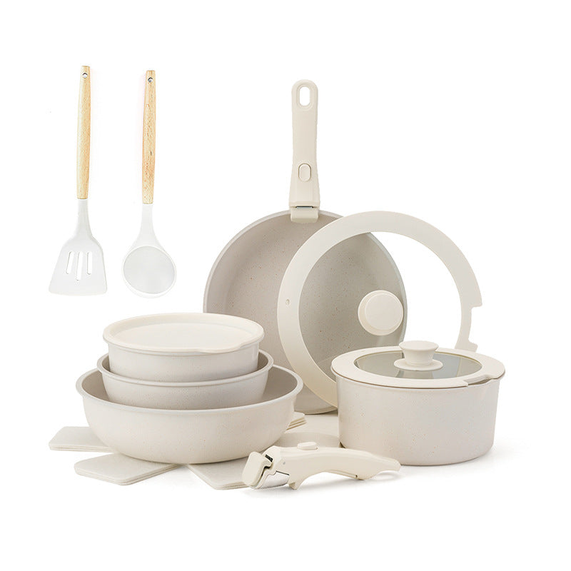 Detachable Ceramic Non-Stick Cookware Set
