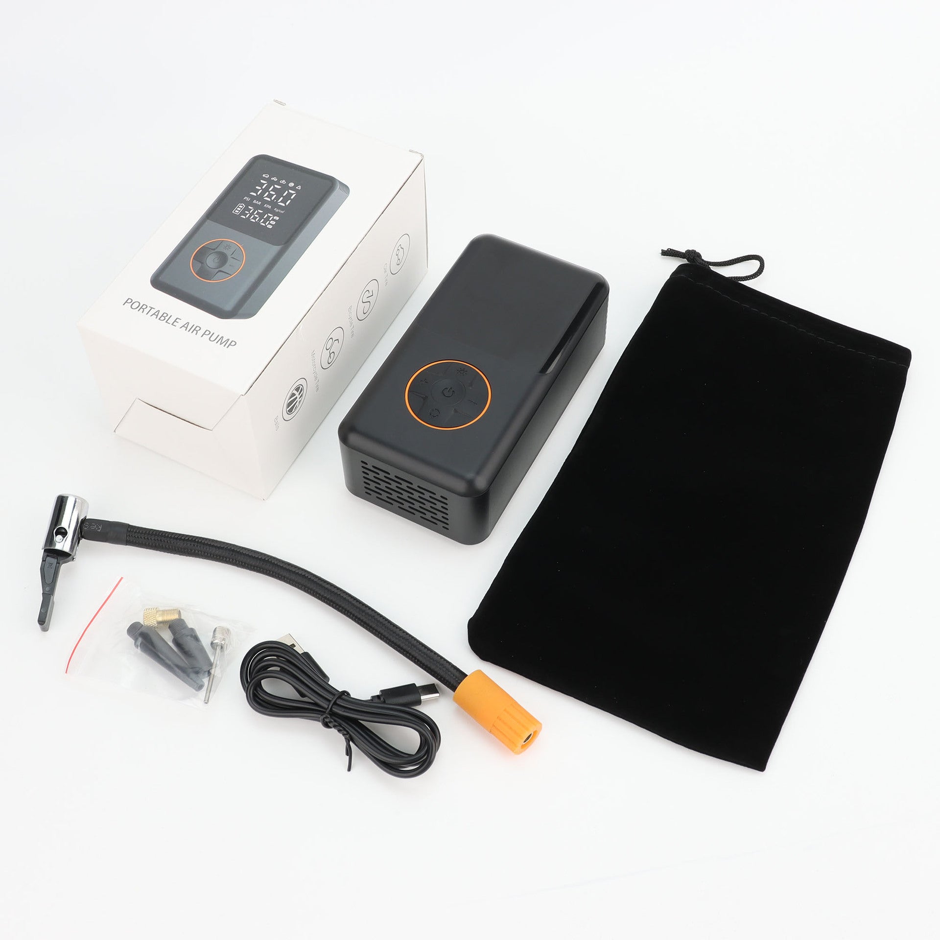 Portable Wireless Air Pump for Car and Bicycle Tires