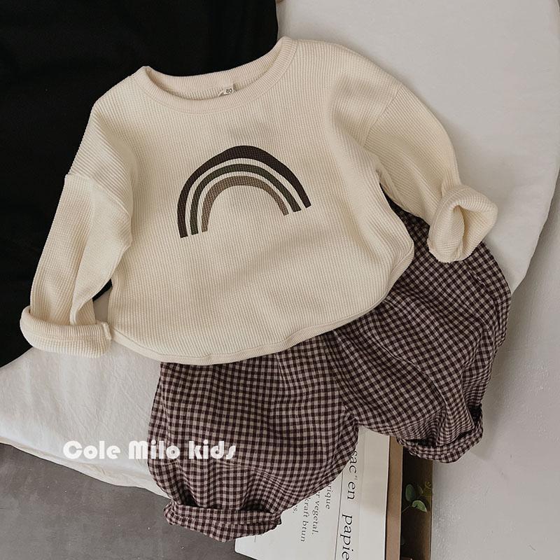 Childrens Rainbow Waffle T-Shirt