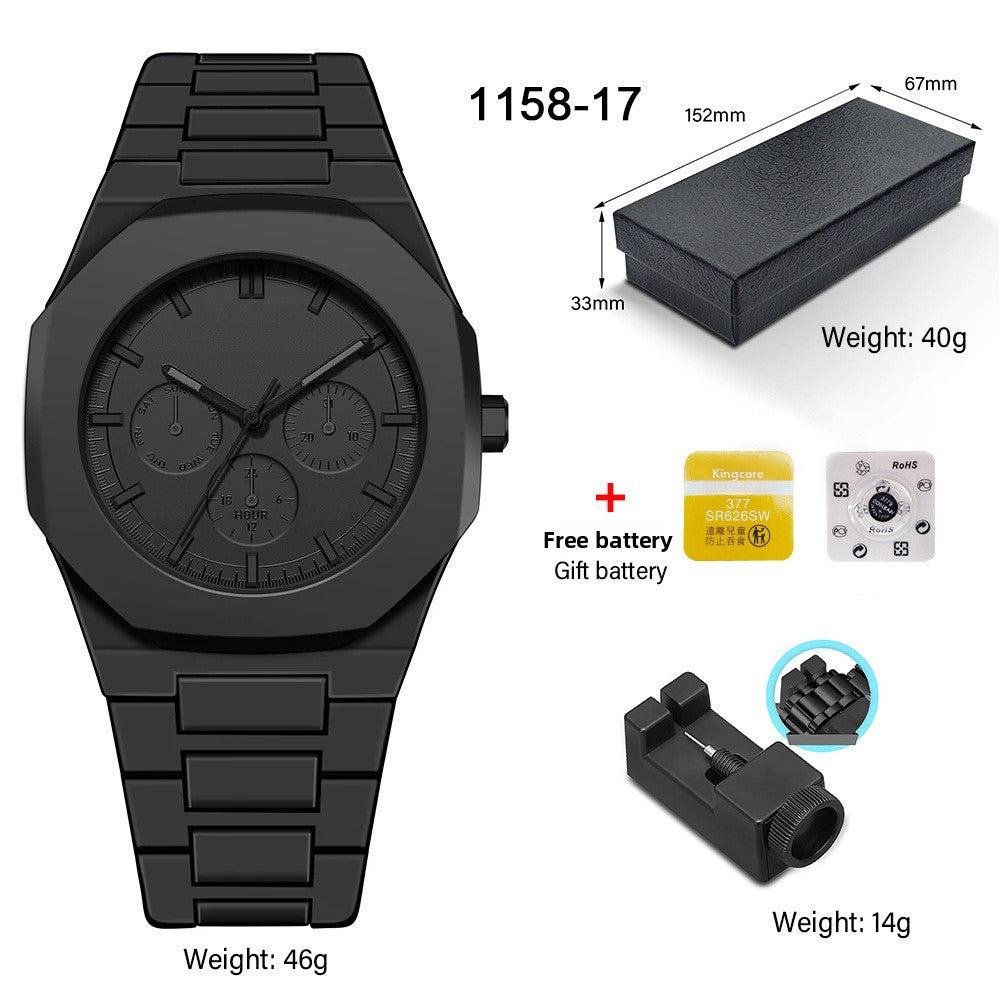 Mens Quartz Watch Waterproof Sport