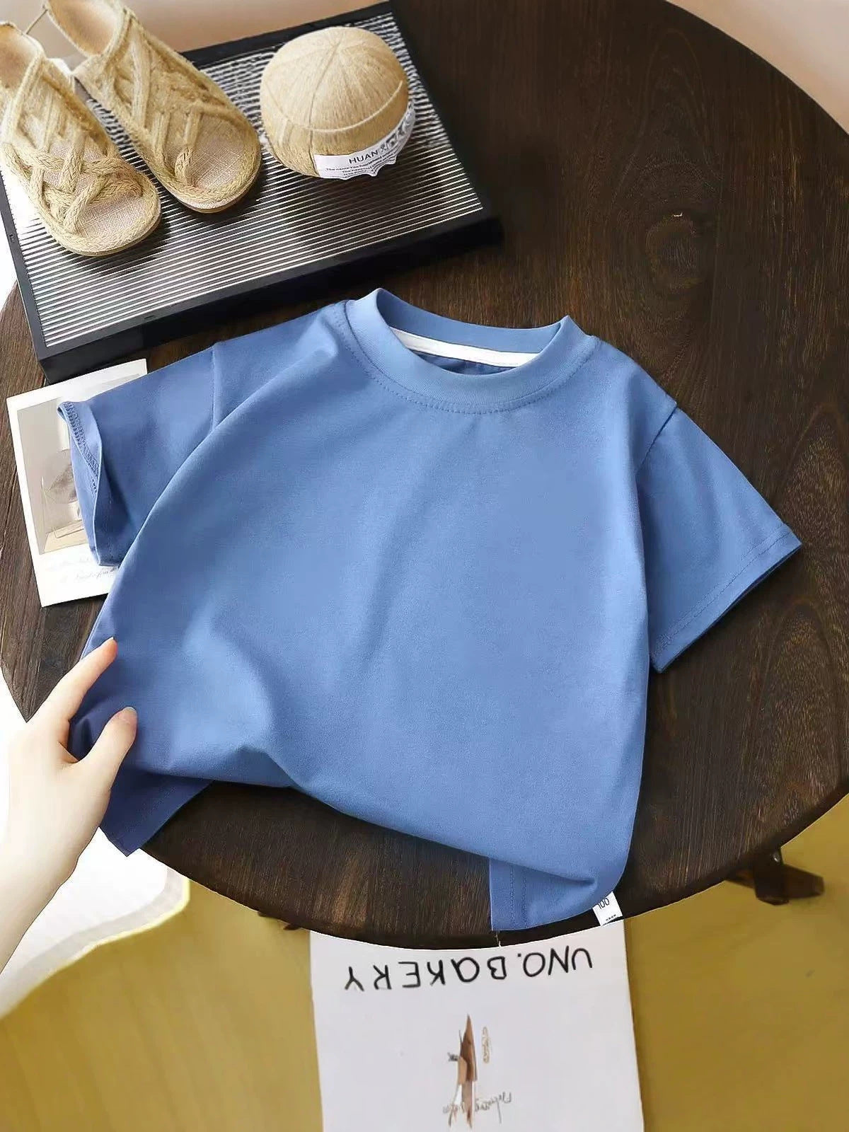 Childrens Pure Cotton Short Sleeve Tshirt