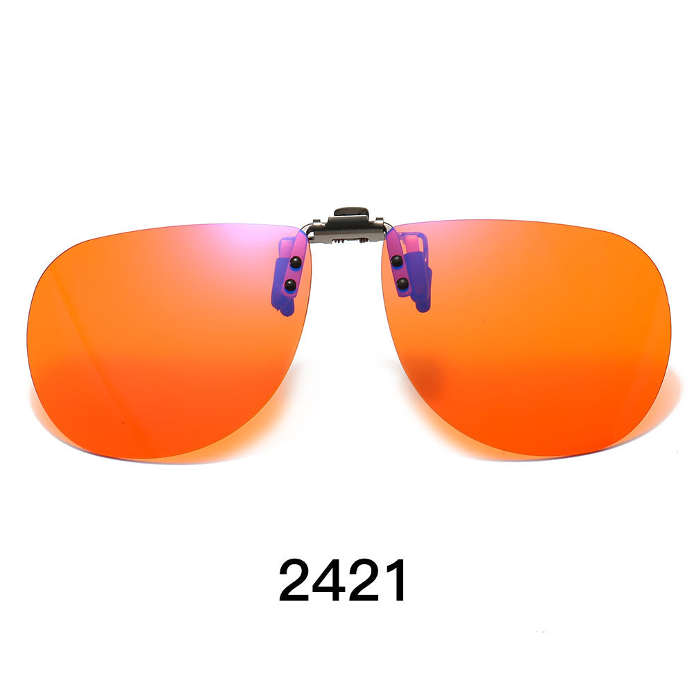 Anti Blue Light Clip On Lenses Flip Up Glasses