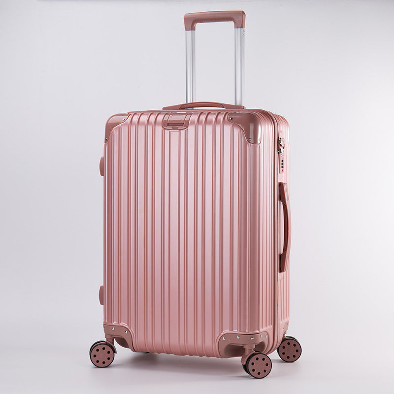Luggage Suitcase with Aluminum Frame, Carry-On Suitcase, Trolley Suitcase, 20/24/ 28inch Three-Piece Set, Travel Suitcase, Password Lock Suitcase, Manufacturer Wholesale