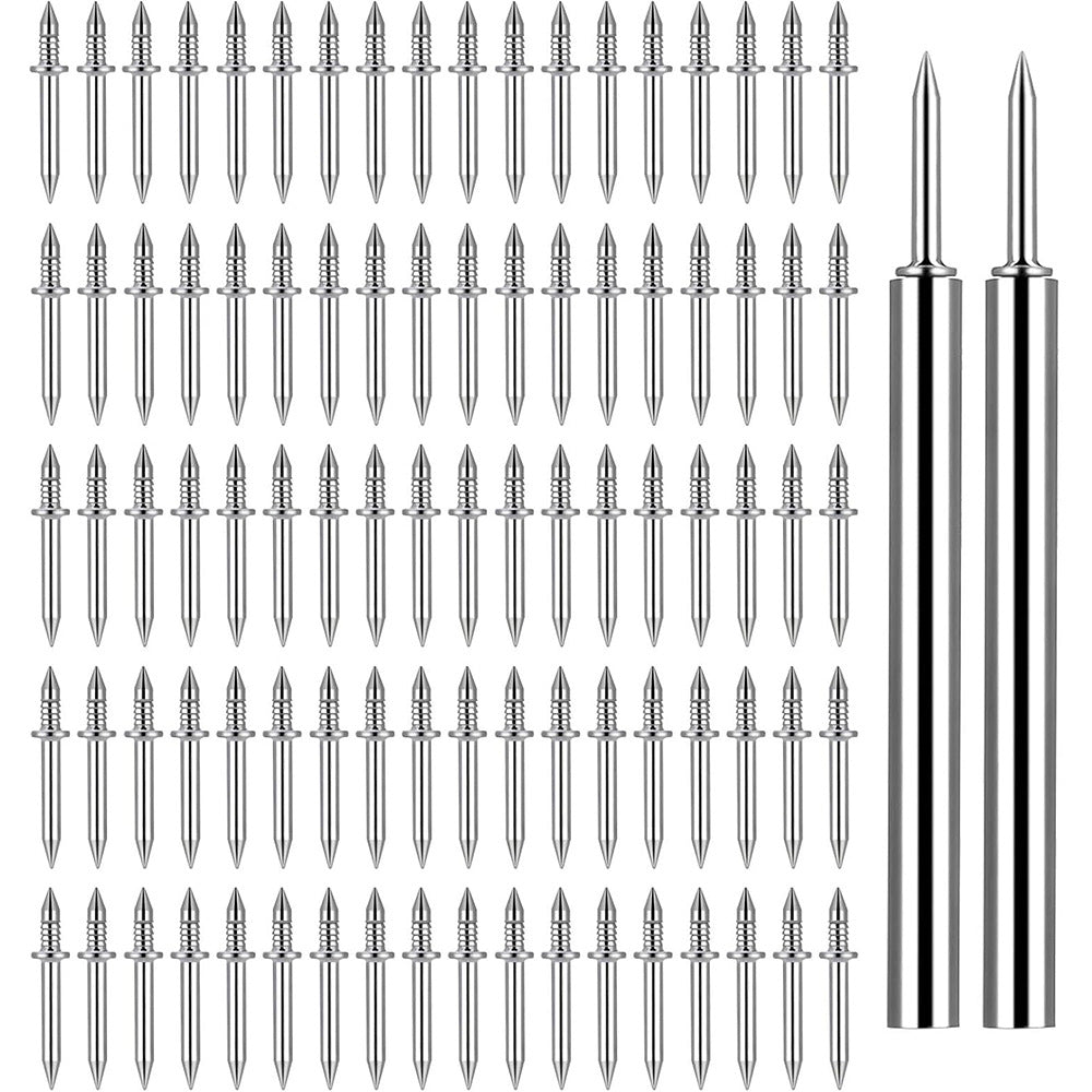 Double Headed Baseboard Seamless Nails with Installation Tool