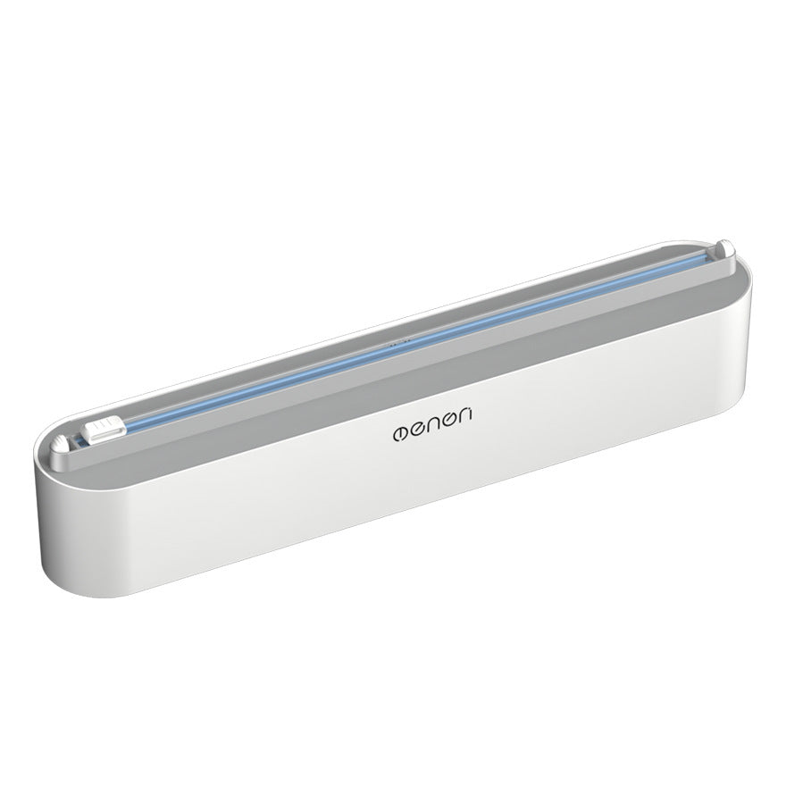 Magnetic cling film cutter box