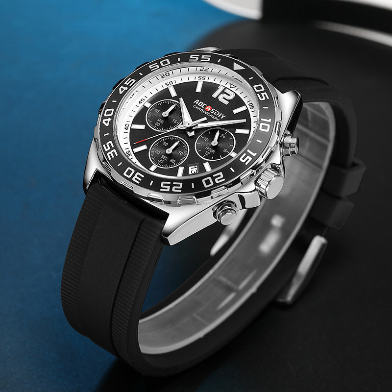 Mens Sports Quartz Watch with Luminous Display