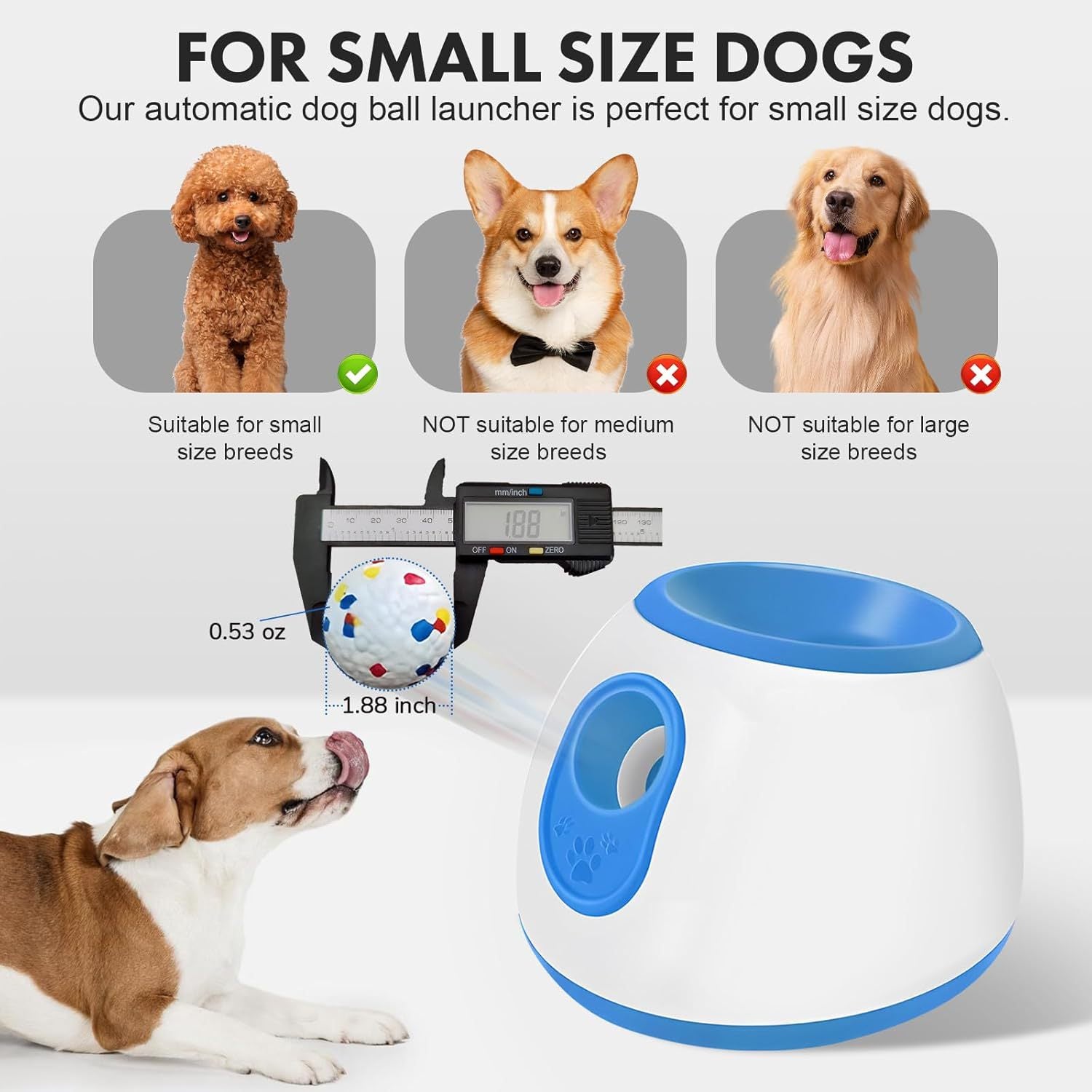 Adjustable Automatic Dog Ball Launcher