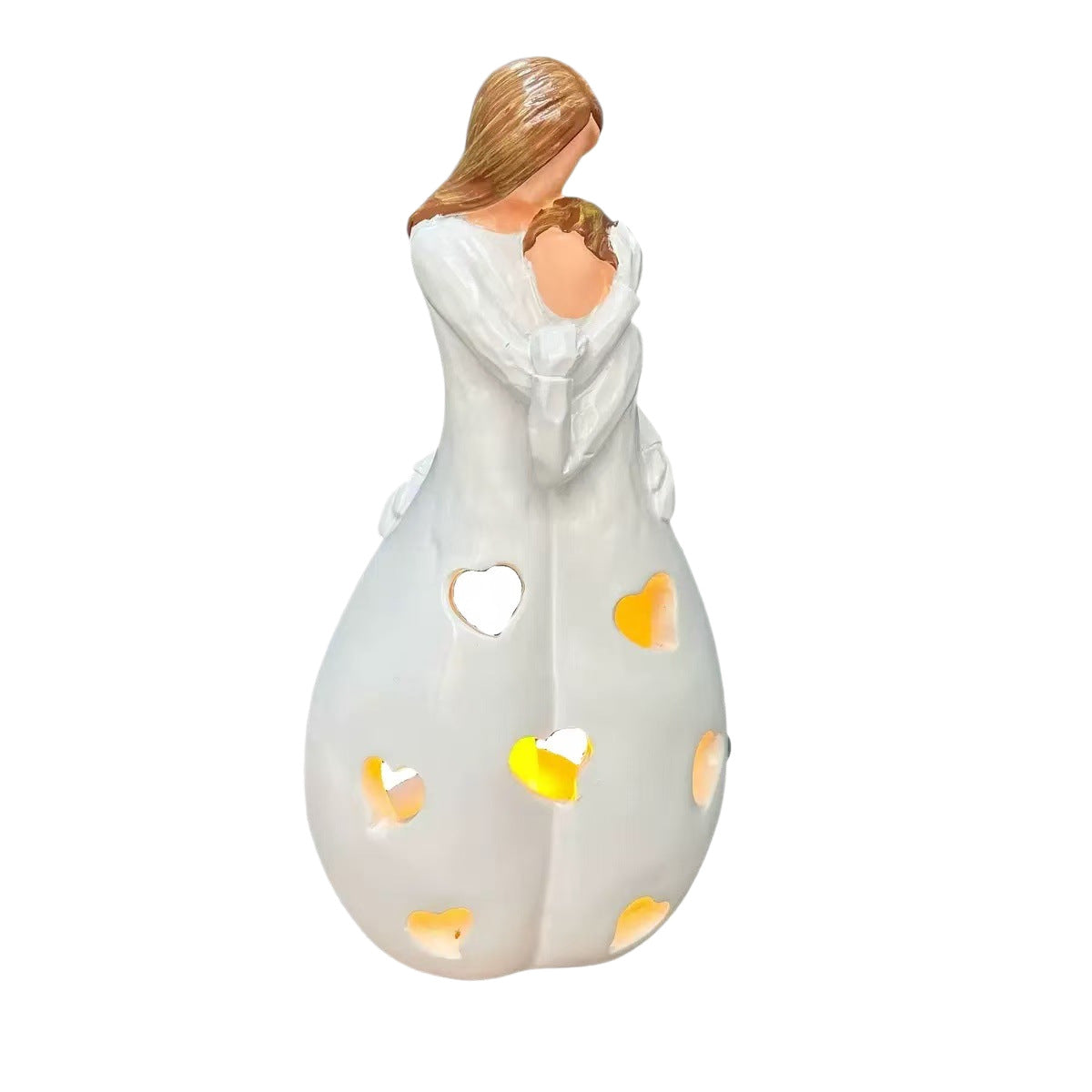 LED Resin Hug Candle Holder