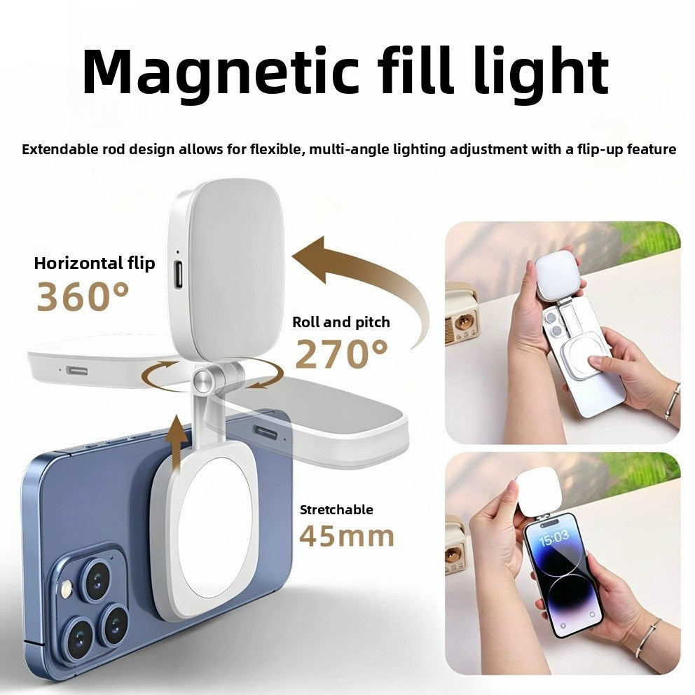 Phone Light with Mirror and Stand