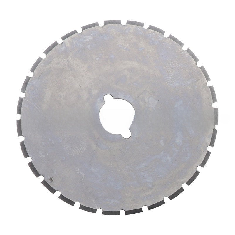 Wavy cutting knife fabric blade