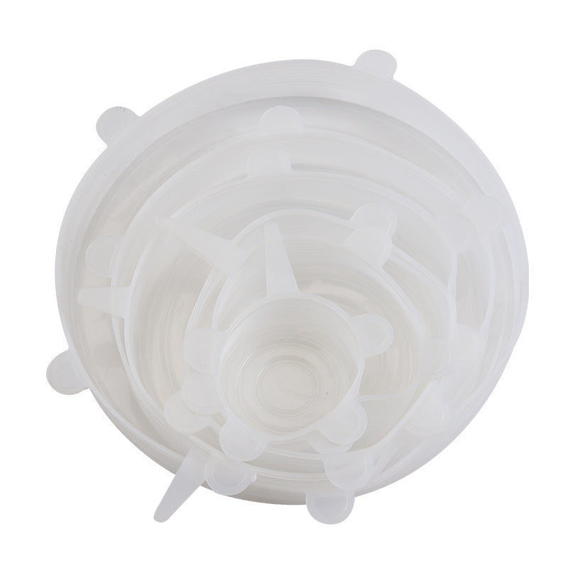 Silicone food storage lid