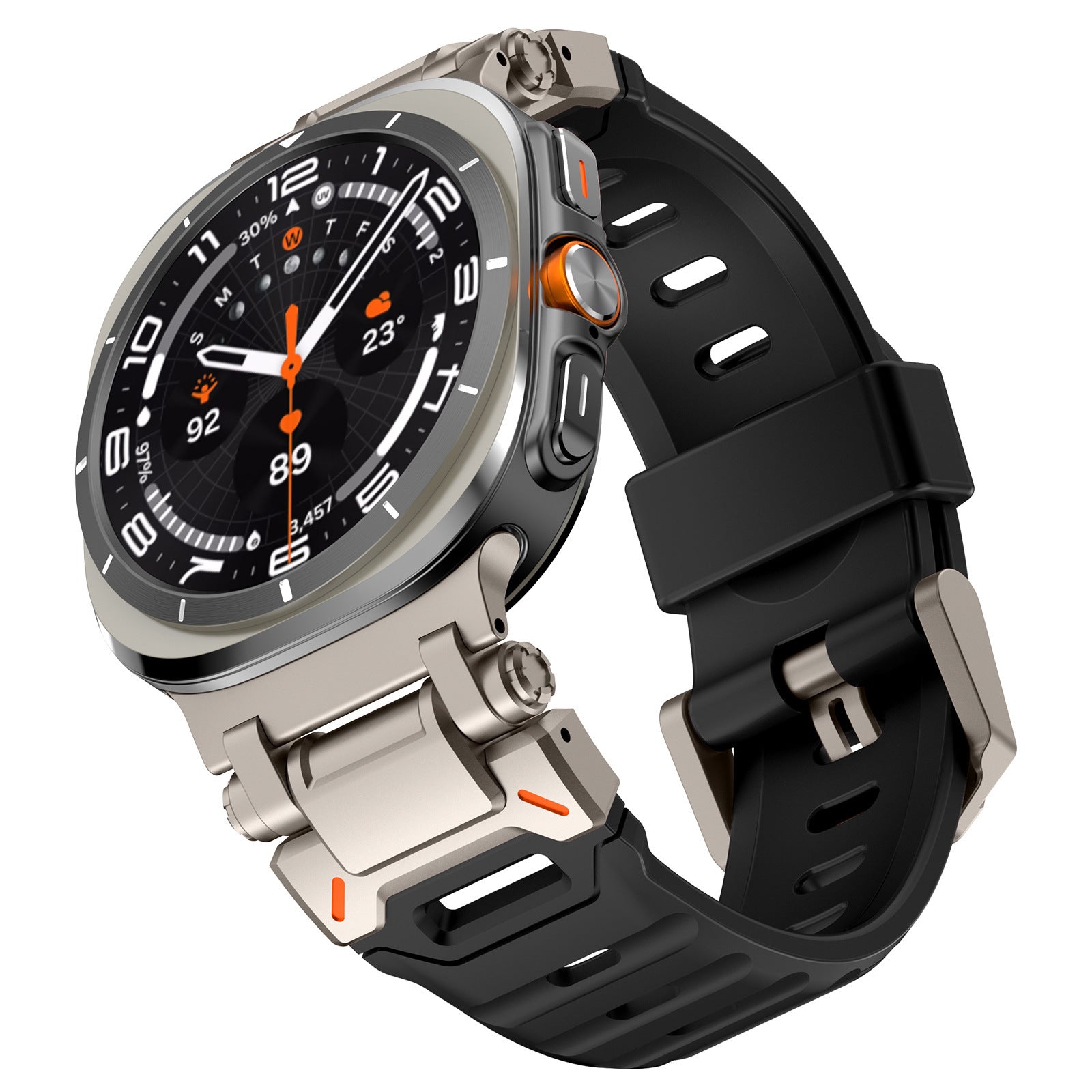 Samsung Ultra 47mm Fluororubber Watch Strap with Metal Connector