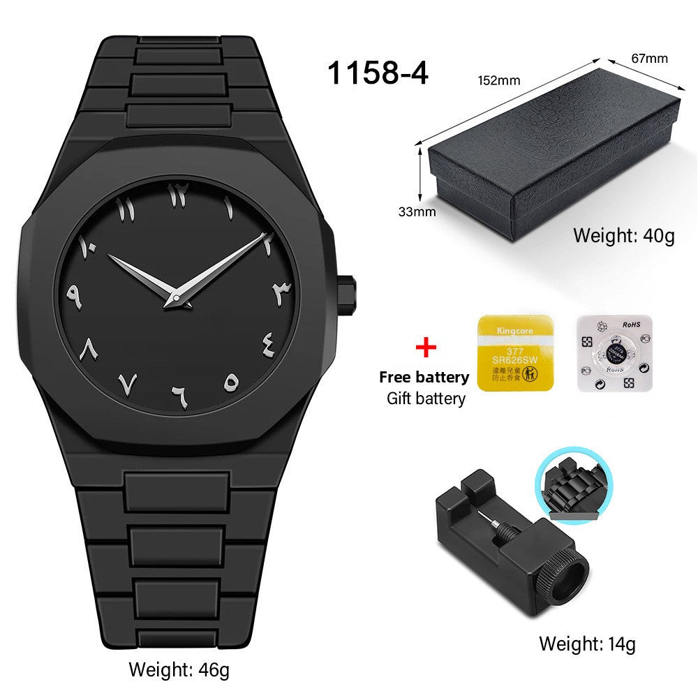 Mens Quartz Watch Waterproof Sport