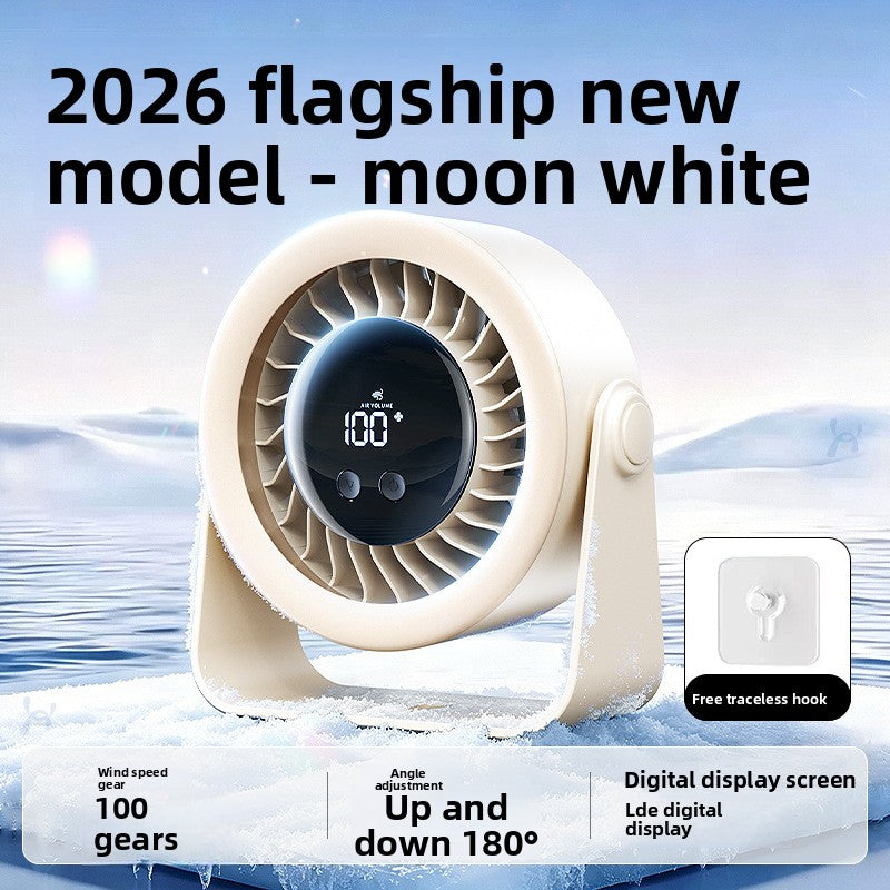 USB Rechargeable Wall Mount Desktop Fan
