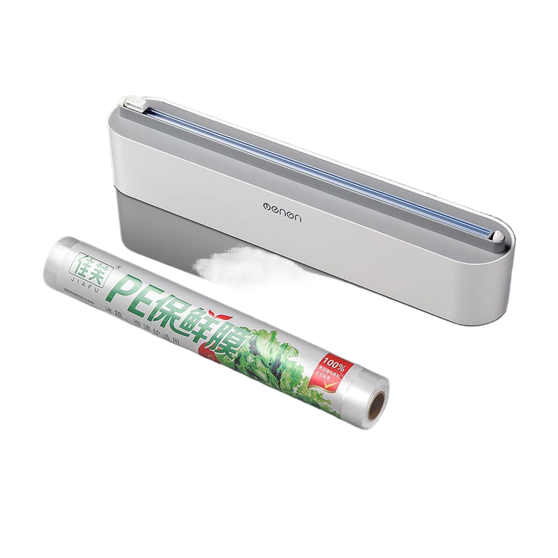 Magnetic cling film cutter box