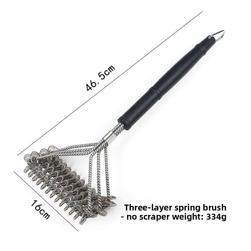 BBQ Grill Cleaning Brush Set Wire Brush with Scraper