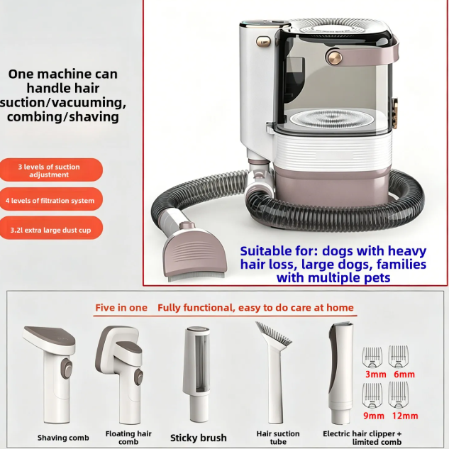 Pet Hair Remover and Grooming Tool