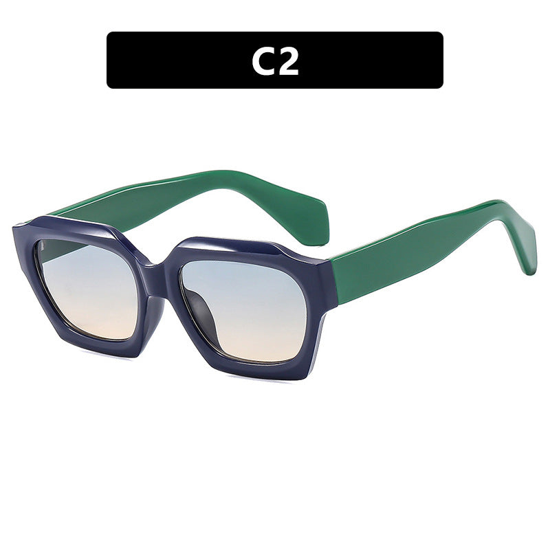 Polygonal Irregular Sunglasses Modern Street Fashion