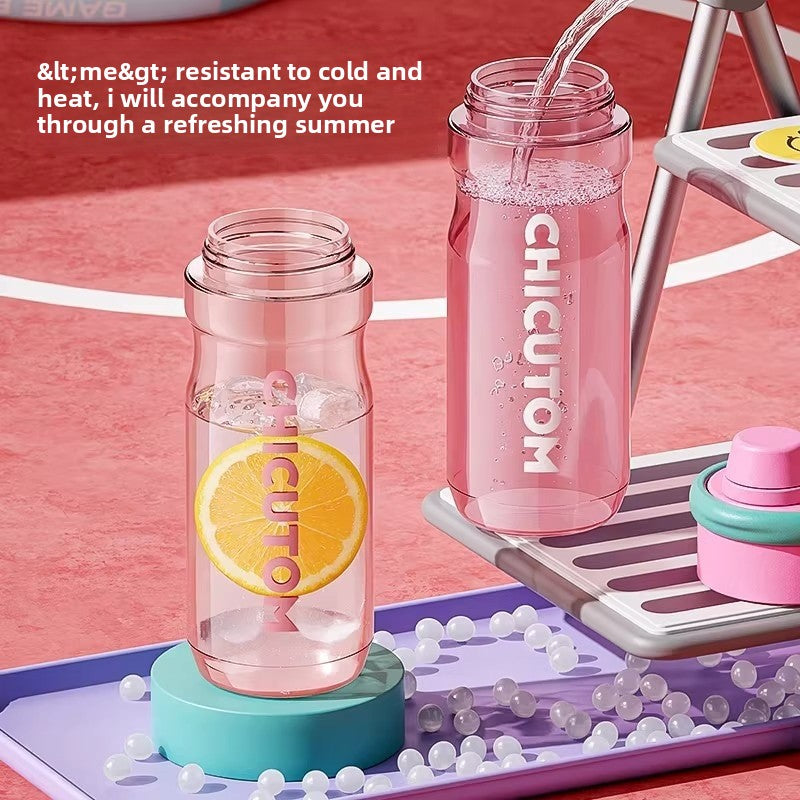 Large Capacity Sports Water Bottle High Temperature Resistant