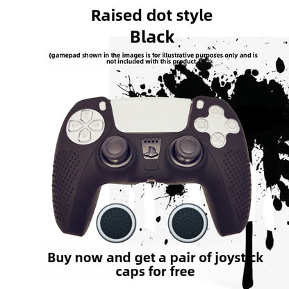 PS5 Controller Silicone Protective Cover with Joystick Caps