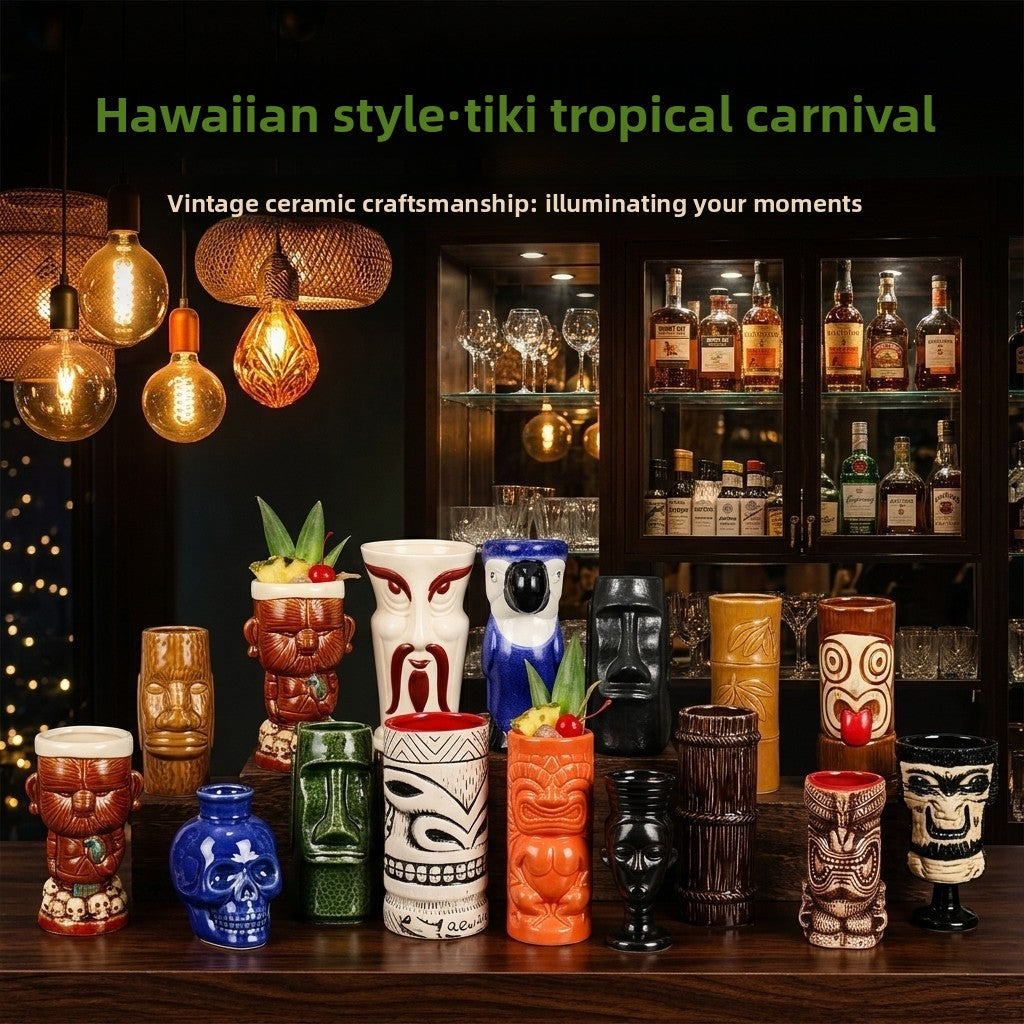 Creative Themed Ceramic Cocktail Cups