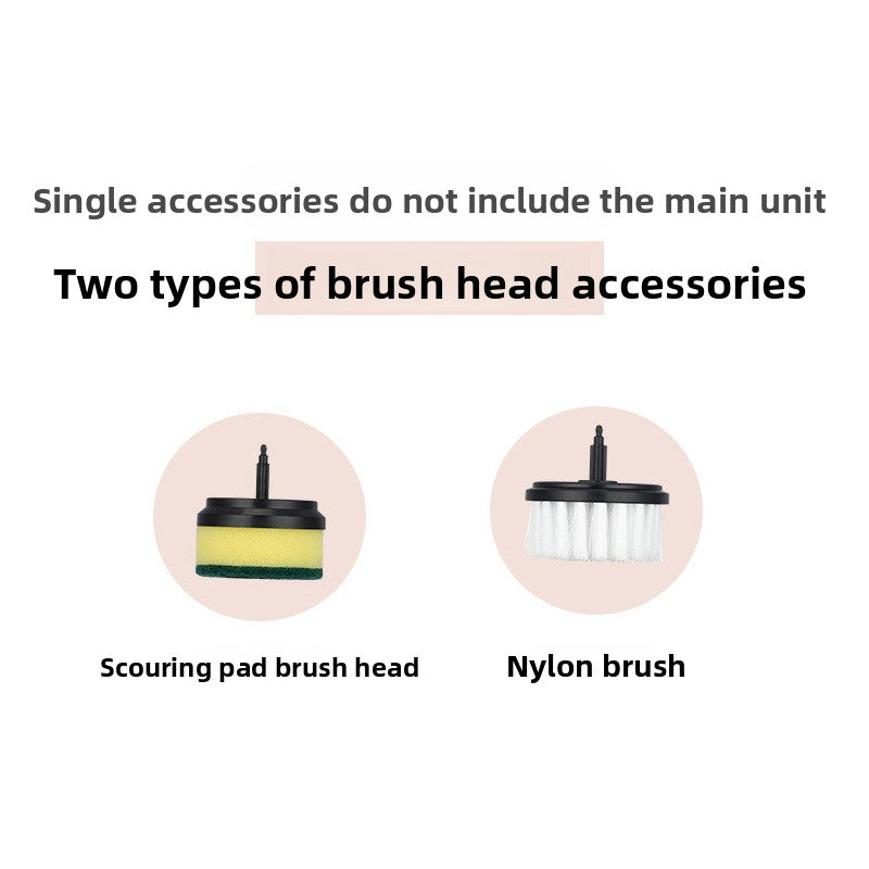 Multifunctional Electric Cleaning Brush with Interchangeable Heads