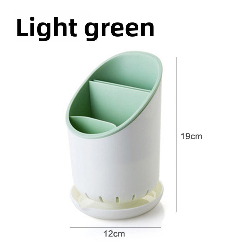 Kitchen Utensil Storage Box with Drainage