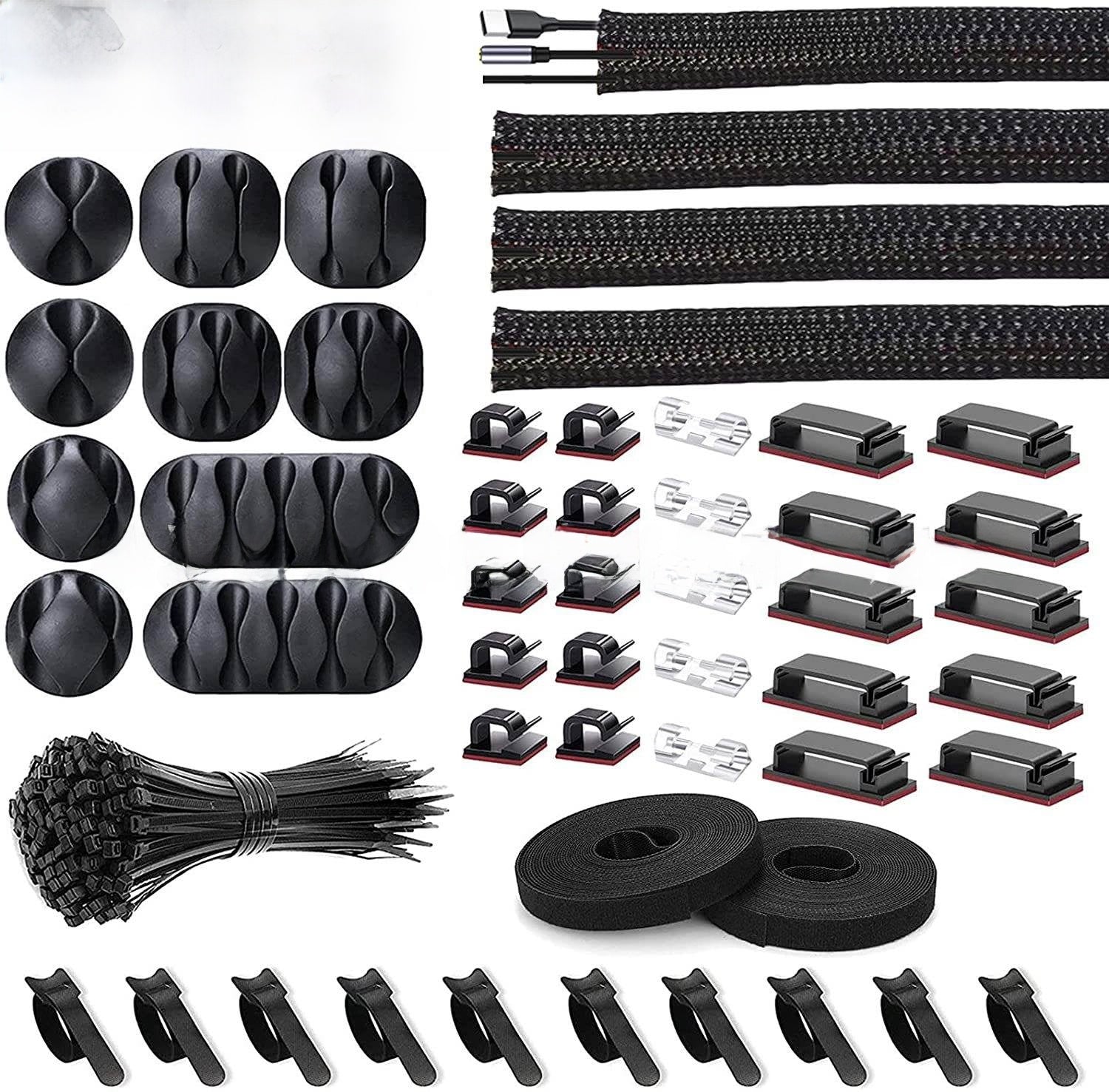 Cable, Network Cable, Cable Tv, Led Light Strip Adhesive Fixing Holder, Self-Adhesive Wire Clip, Wall Sticker, Adhesive Cable Management Button