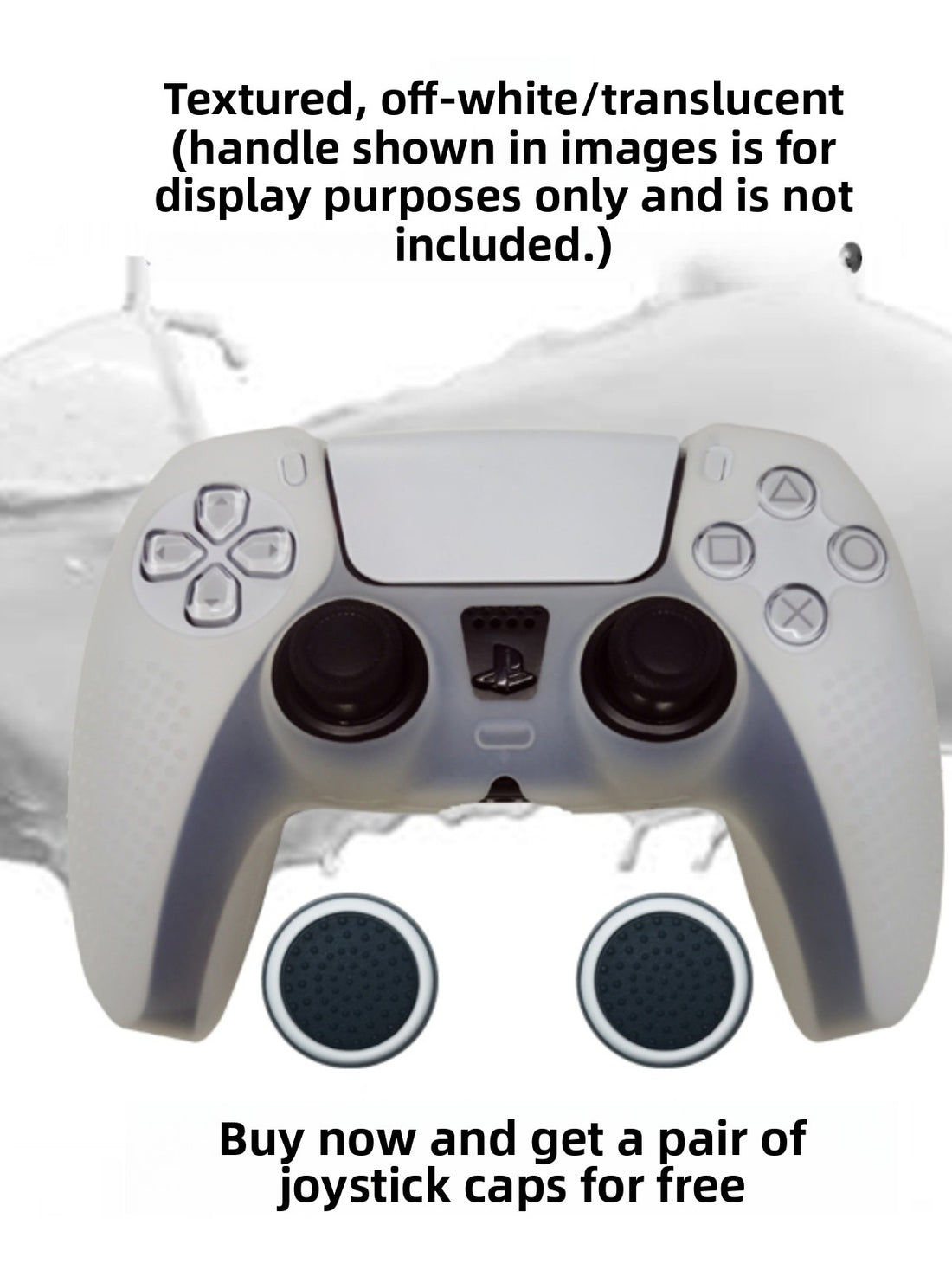 PS5 Controller Silicone Protective Cover with Joystick Caps