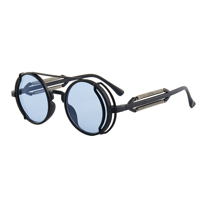 Double-spring-leg glasses