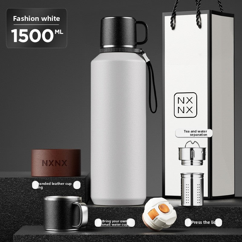 Stainless Steel Thermos Cup with Handle