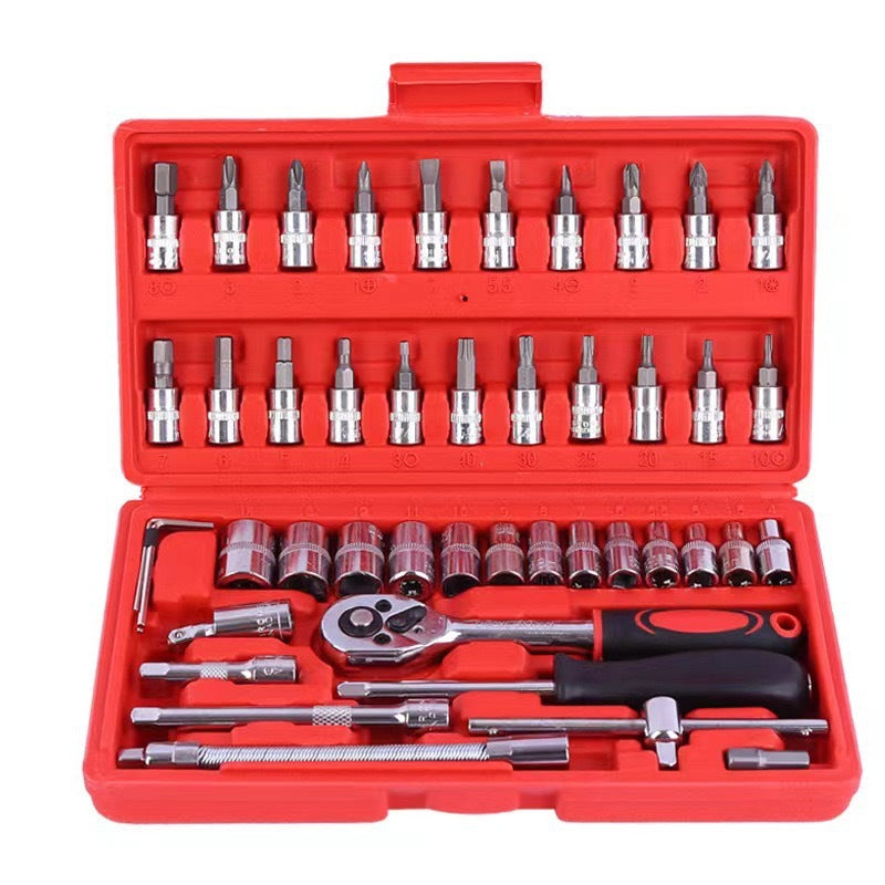 46-Piece Socket Wrench Tool Set