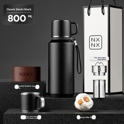 Stainless Steel Thermos Cup with Handle