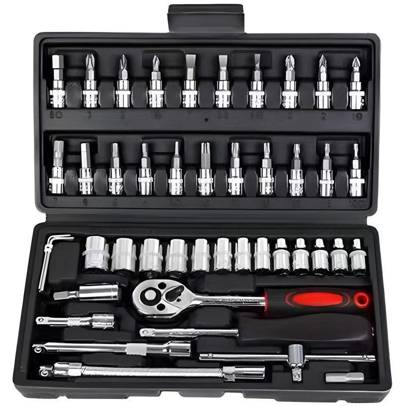 46-Piece Socket Wrench Tool Set