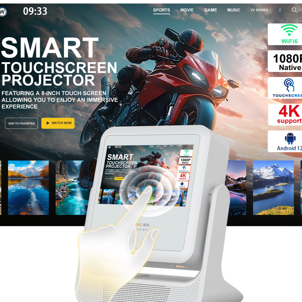 4K Touch-Screen Projector