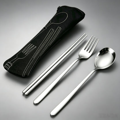 Stainless Steel Portable Tableware