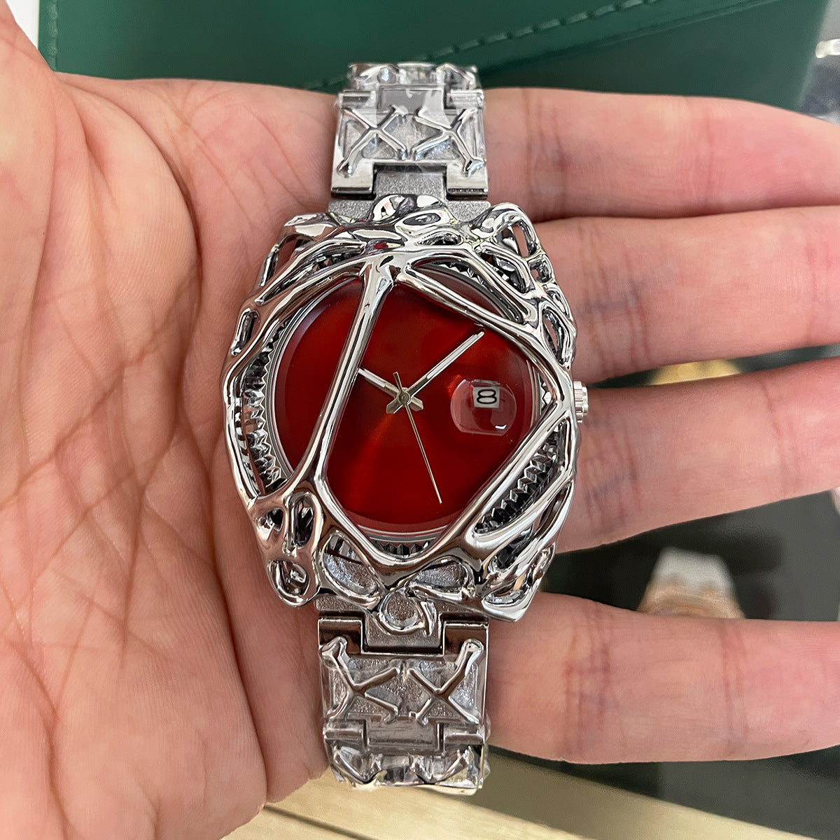 Retro Alien Cobweb Quartz Watch