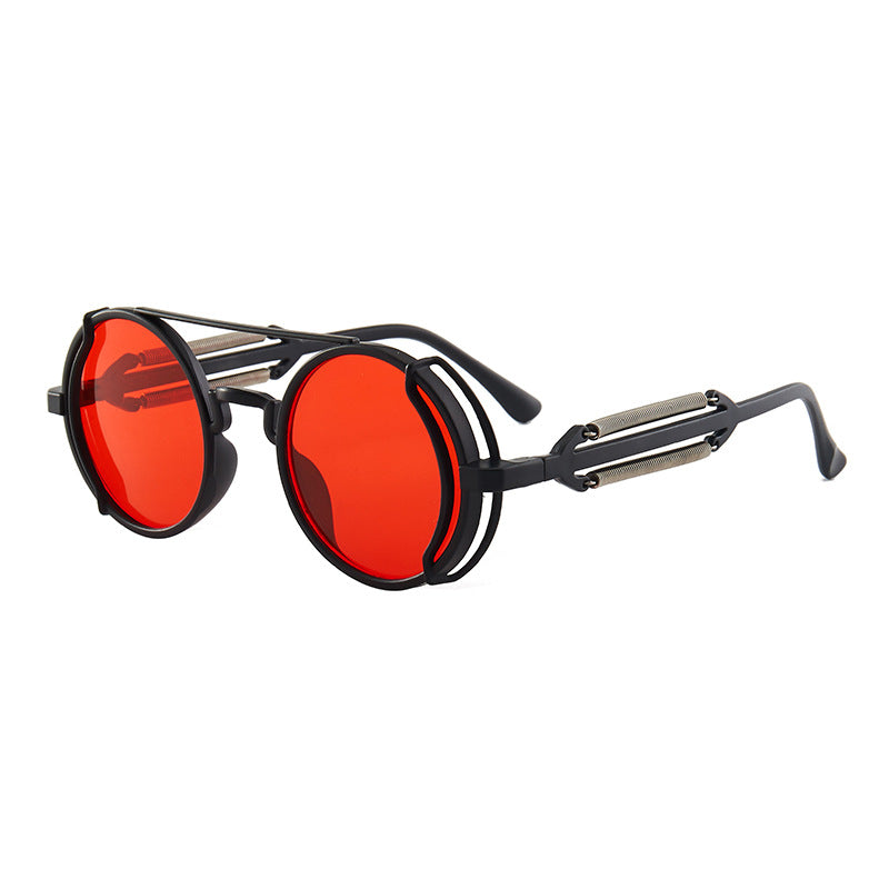 Double-spring-leg glasses