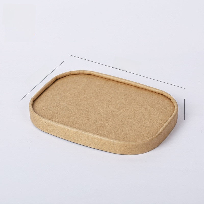 Disposable Kraft Paper Rectangular Lunch Box