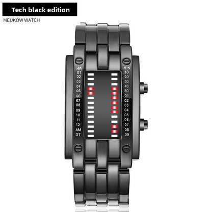 Digital Dual-Line Wrist Watch