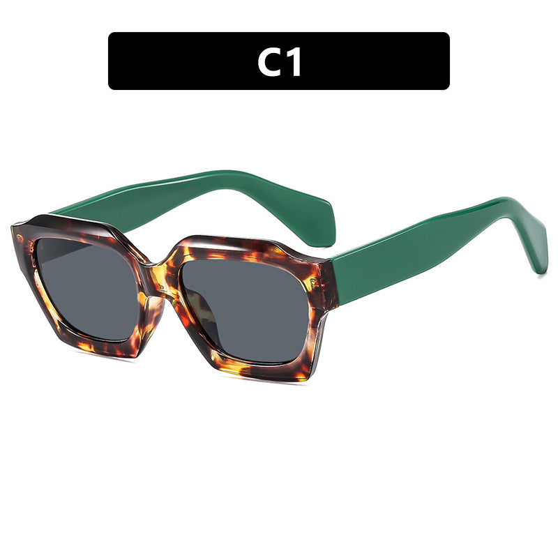 Polygonal Irregular Sunglasses Modern Street Fashion