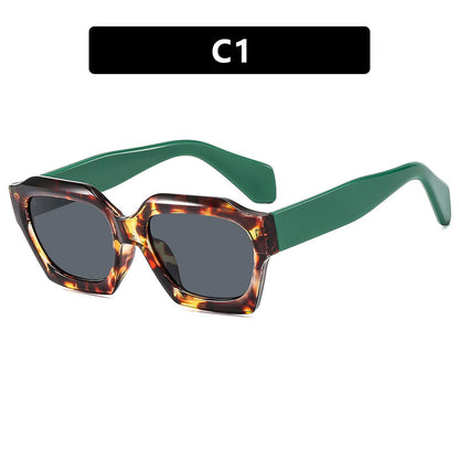 Polygonal Irregular Sunglasses Modern Street Fashion