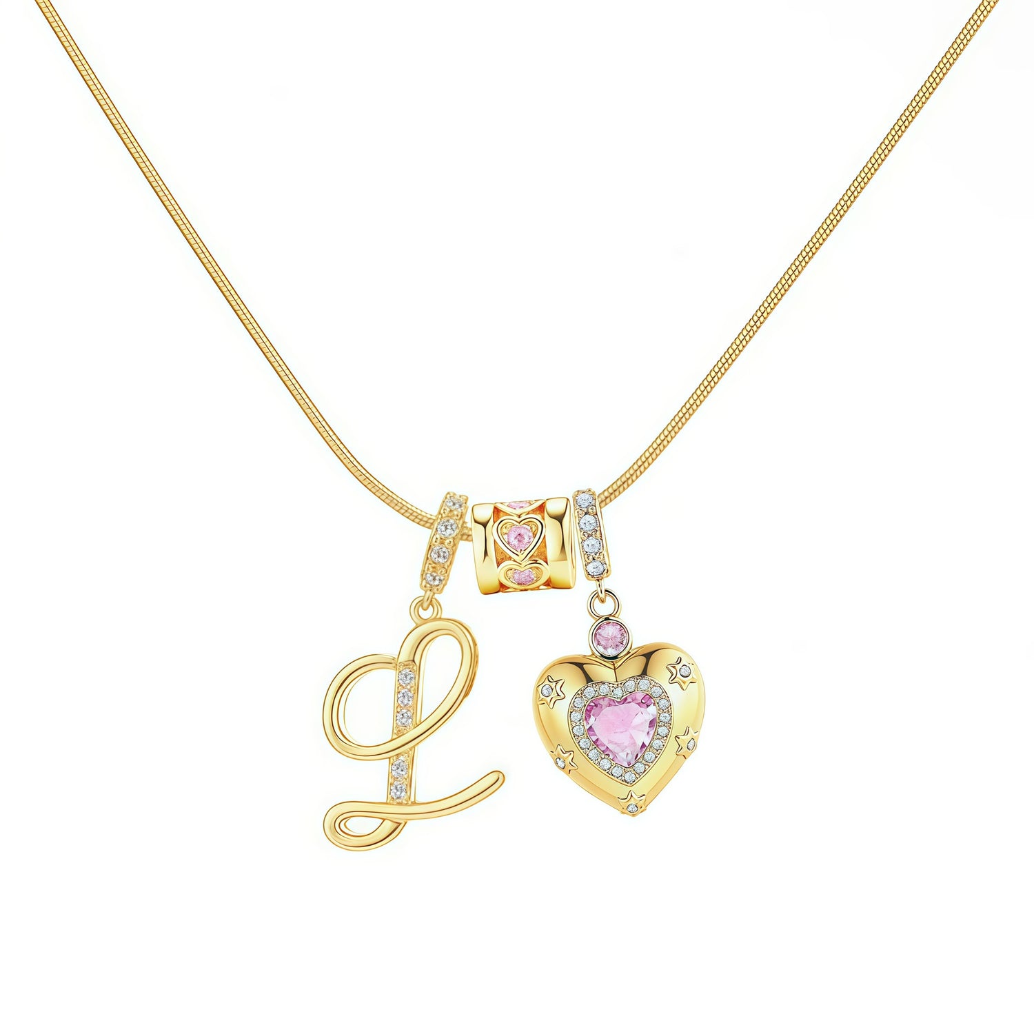 Letter Pendant Necklace